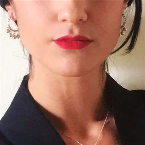 Orecchini Cerchio Millesimi Bicolore Con Pendenti Palline Diametro ,8 in Argento 925