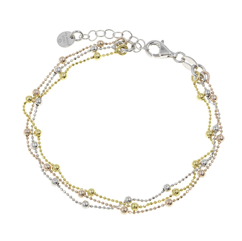 Bracciale 3 Colori Multifili + Collezione Falling Stars in Argento 925