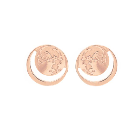 Orecchini Rose' Motivo Luna Collezione Eclipse in Argento 925