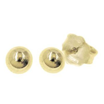 Orecchini Con Sfera Dorato Collezione Falling Stars in Argento 925